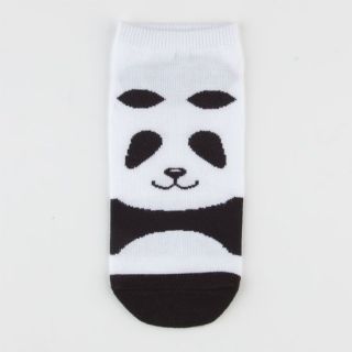 Panda Womens Ankle Socks White/Black One Size For Women 233823168