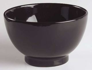 Vista Alegre Impact Black 5 Footed Bowl, Fine China Dinnerware   Earthenware, A