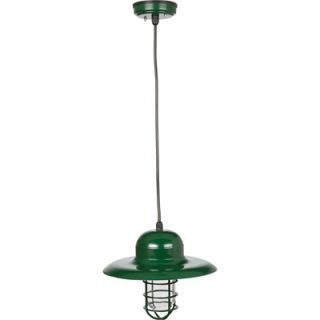 NPower Hanging Pendant Sconce Barn Light   13in. Dia., Forest Green
