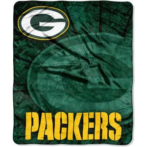 Green Bay Packers Northwest Company Plush Throw 50x60 Roll Out