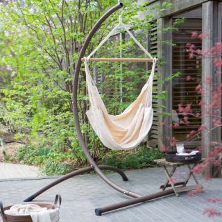 Brazilian Cotton Solid Colors Hammock Chair with Steel Stand   BZ069