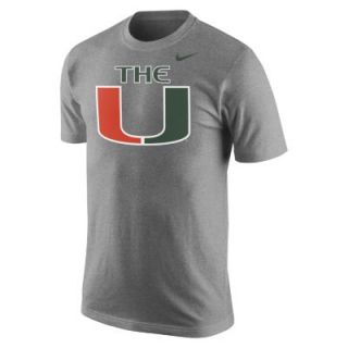 Nike College Legend (Miami) Mens T Shirt   Dark Grey Heather