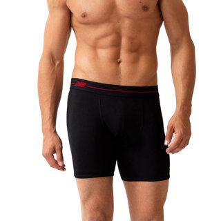 New Balance Black Essential Boxer Briefs (pack Of 2)