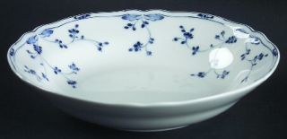 Noritake French Charm Coupe Soup Bowl, Fine China Dinnerware   Blue Leaves&Vines