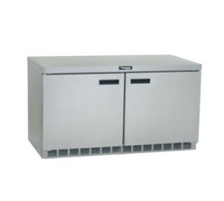 Delfield 60 in Undercounter Refrigerator w/ 2 Doors, Stainless, 15.7 cu ft, 220/1 V