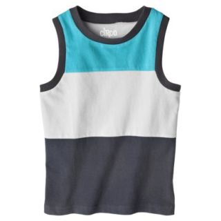 Circo Infant Toddler Boys Color Block Muscle Tee   Silver Foil 2T