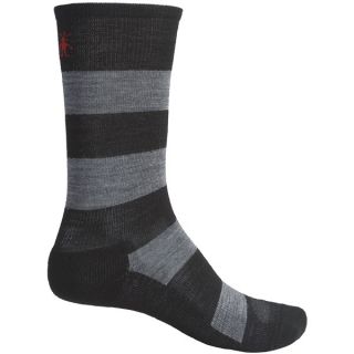 SmartWool Double Insignia Socks   Merino Wool (For Men)   BLACK (M )