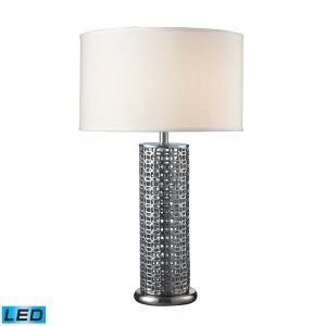 Dimond Lighting DMD D2167 LED Chancelor Table Lamp with Chrome Plated Finish & P