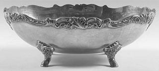 Wallace Baroque (Silverplate,Hollowware,Older) Oval Footed Centerpiece   Silverp
