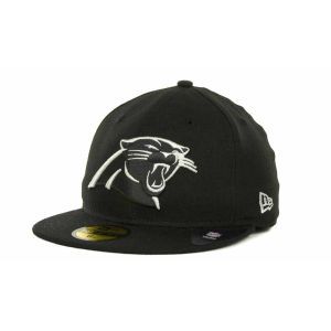 Carolina Panthers New Era NFL Black And White 59FIFTY Cap