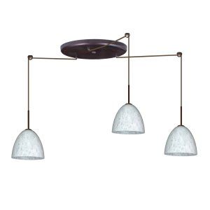 Besa Lighting BEL 3JW 447019 LED BR Vila Pendant