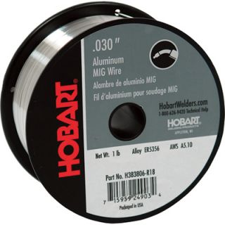 Hobart ER5356 Aluminum Welding Wire 1 Lb. Spool   .030 Wire, Model #H383806 R18