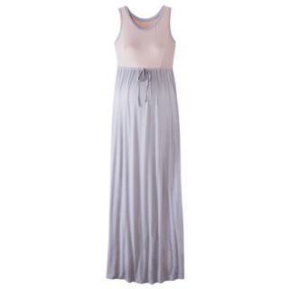 Liz Lange for Target Maternity Sleeveless Maxi Dress   Pink/Gray XS