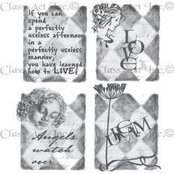 Chapel Road Cling Mounted Rubber Stamp Set 5.75 X6.75  Tile Artishapes