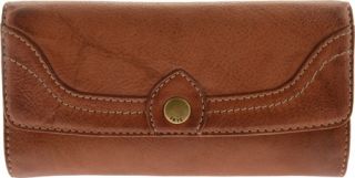 Womens Frye Campus Large Wallet   Saddle Small Leather