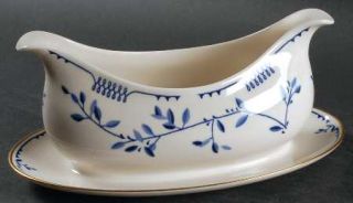 Franciscan Elsinore Gravy Boat with Attached Underplate, Fine China Dinnerware  