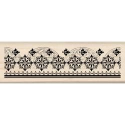 Inkadinkado Mounted Rubber Stamp ornate Border