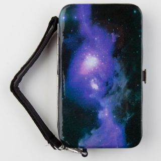 Galaxy Print Iphone 4/4S Wallet Blue One Size For Women 233036200