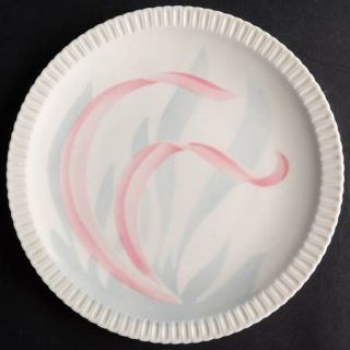 Syracuse Flamingo Reeds Salad Plate, Fine China Dinnerware   Shelledge Shape
