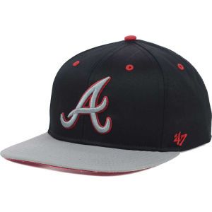 Atlanta Braves 47 Brand MLB Red Under Snapback Cap