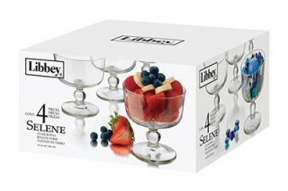 Libbey Glass 4 Piece Mini Trifle Bowl Set