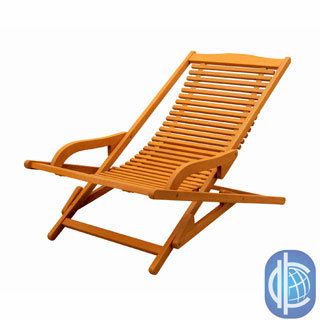 International Caravan Royal Tahiti Yellow Balau Hardwood Lounge Chair (YellowMaterials Durable and sustainable Balau hardwood Long lasting quality and easy maintenanceFolds for easy storage and transportationApproximate measurements 28.5 inches high x 4