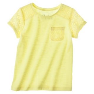 Cherokee Infant Toddler Girls Short Sleeve Tee   Yellow 3T