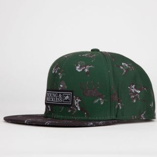 Hunting Print Mens Snapback Hat Forest One Size For Men 2279625
