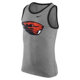 Nike College Logo (Oregon State) Mens Tank Top   Dark Grey Heather