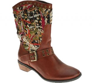 Womens Spring Step Pueblo   Brown Leather Boots