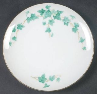 Sango Caprice Green Bread & Butter Plate, Fine China Dinnerware   Green Ivy On Y