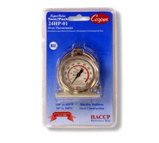 Cooper Instrument 2 Oven Thermometers w/ Color Zone, 50 To 300 Degrees C