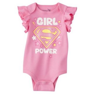 Newborn Girls Super Girl Bodysuit   Pink NB