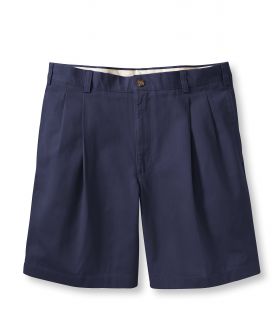 Double L Chino Shorts, Pleated 8 Inseam