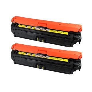 Hp Ce272a (hp 650a) Compatible Yellow Toner Cartridge (pack Of 2) (YellowPrint yield 15,000 pages at 5 percent coverageModel NL 2x HP CE272A YellowPack of Two (2) cartridgesNon refillableWe cannot accept returns on this product. )