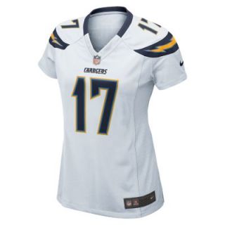 NFL San Diego Chargers (Philip Rivers) Womens Football Away Game Jersey   White