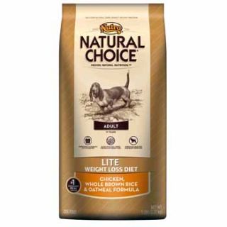 Nutro Natural Choice Lite Chicken, Whole Brown Rice & Oatmeal Adult Dog Food, 5 lbs.