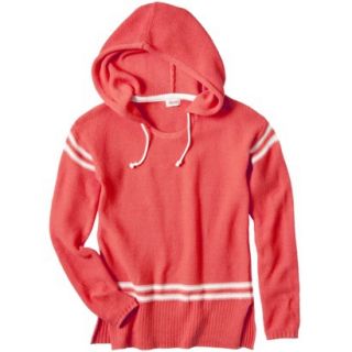 Mossimo Supply Co. Juniors Varsity Hoodie Sweater   Orange S(3 5)