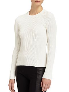 Ribbed Sweater   White
