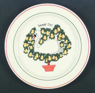 Taylor, Smith & T (TS&T) Twelve Days Of Christmas Dinner Plate, Fine China Dinne