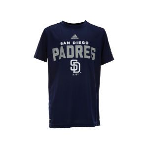 San Diego Padres adidas MLB Youth Batter Climalite T Shirt