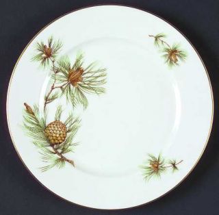 Rosenthal   Continental Pine Needles Salad Plate, Fine China Dinnerware   Aida,P