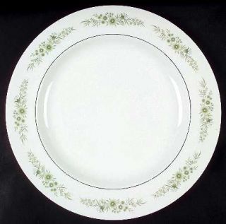 Wedgwood Westbury 13 Chop Plate (Round Platter), Fine China Dinnerware   Green