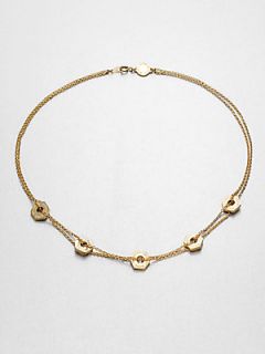 Marc by Marc Jacobs Bolts Station Necklace   Gold
