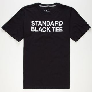 Standard Black Mens T Shirt Black In Sizes Large, Small, Medium, Xx Large,