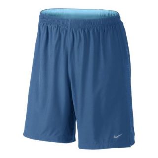 Nike 9 Phenom Two in One Mens Running Shorts   Military Blue