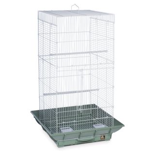 Prevue Pet Products Clean Life Tower Bird Cage SP852 Multicolor   SP852G/W  
