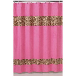 Cheetah Girl Pink And Brown Shower Curtain (Pink, Black and BrownMaterials 100 percent cotton fabricsDimensions 72 inches x 72 inchesCare instructions Machine washableThe digital images we display have the most accurate color possible. However, due to 