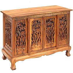 Bamboo Trees Storage Cabinet/ Sideboard Buffet