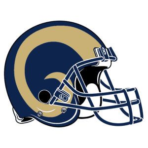 St. Louis Rams 8inch Helmet Magnet
